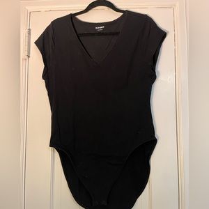 Black shortsleeved bodysuit